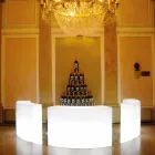 Bancone bar luminoso modulare per giardino Slide Snack Bar Viadurini
