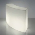 Bancone bar modulare Slide Snack Bar luminoso bianco fatto in Italia Viadurini