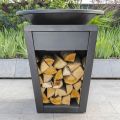 Barbecue a Legna con Piastra Cottura e Vano Porta Legna - Ferran