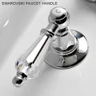 Batteria Bidet 3 Fori con Erogazione Interna in Ottone Made in Italy- Noriana Viadurini