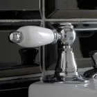 Batteria Bidet 3 Fori con Erogazione Interna in Ottone Made in Italy- Noriana Viadurini
