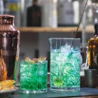 Bicchiere Mixing Glass con Decoro Eccentrico Design di Lusso 4 Pezzi - Destino Viadurini