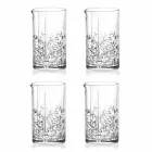 Bicchiere Mixing Glass con Decoro Eccentrico Design di Lusso 4 Pezzi - Destino Viadurini