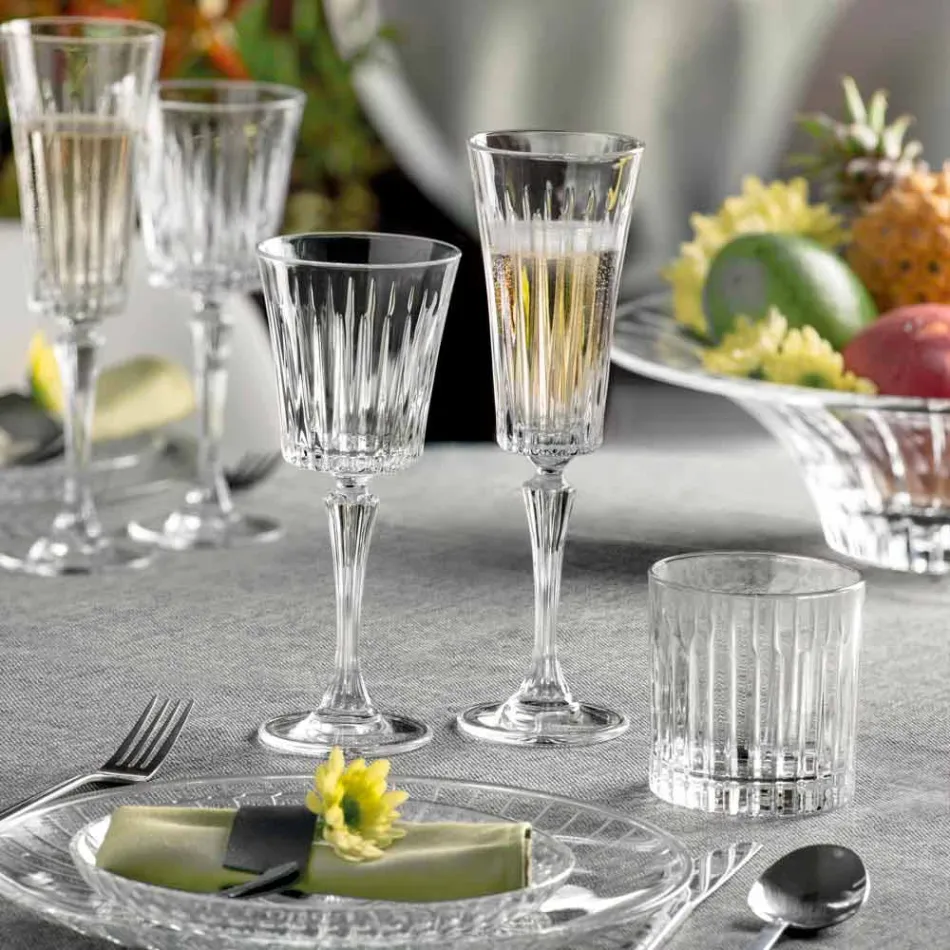 Bicchieri Double Old Fashioned Tumbler Bassi 12 Pezzi di Lusso - Senzatempo Viadurini
