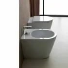 Bidet in ceramica 57x37cm design moderno Sun, made in Italy Viadurini