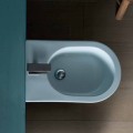 Bidet in ceramica 57x37cm design moderno Sun, made in Italy