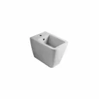 Bidet in ceramica bianco design moderno Sun 55x35 cm made in Italy Viadurini