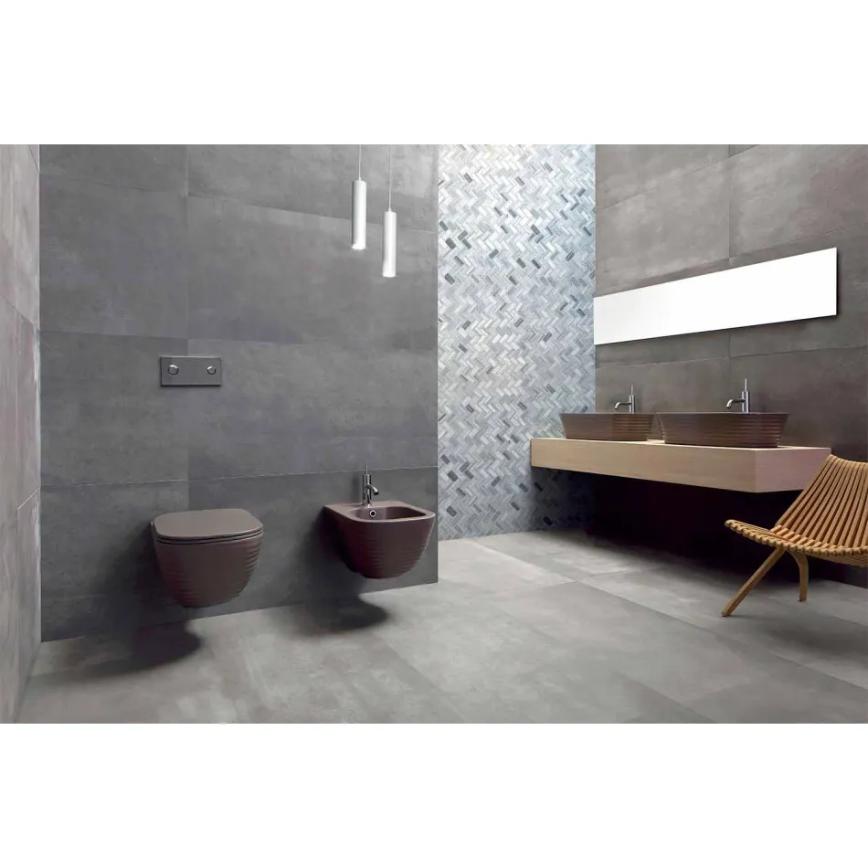 Bidet Sospeso di Design Made in Italy in Ceramica Trabia Viadurini