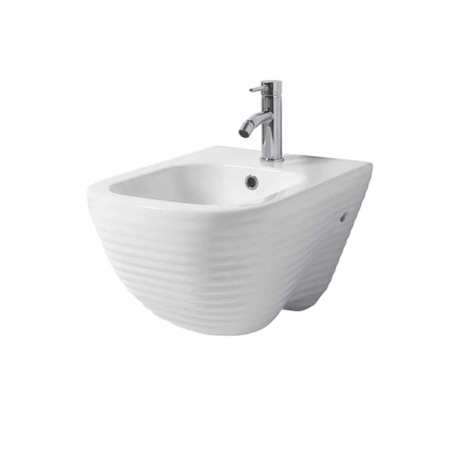 Bidet Sospeso di Design Made in Italy in Ceramica Trabia Viadurini