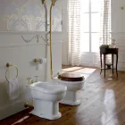 Bidet Vintage da Terra di Design in Ceramica Bianca Made in Italy – Paulina Viadurini