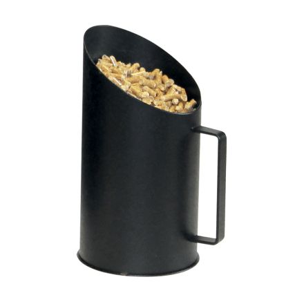 Brocca per Dosare il Pellet con Manico in Metallo Made in Italy - Yurt Viadurini