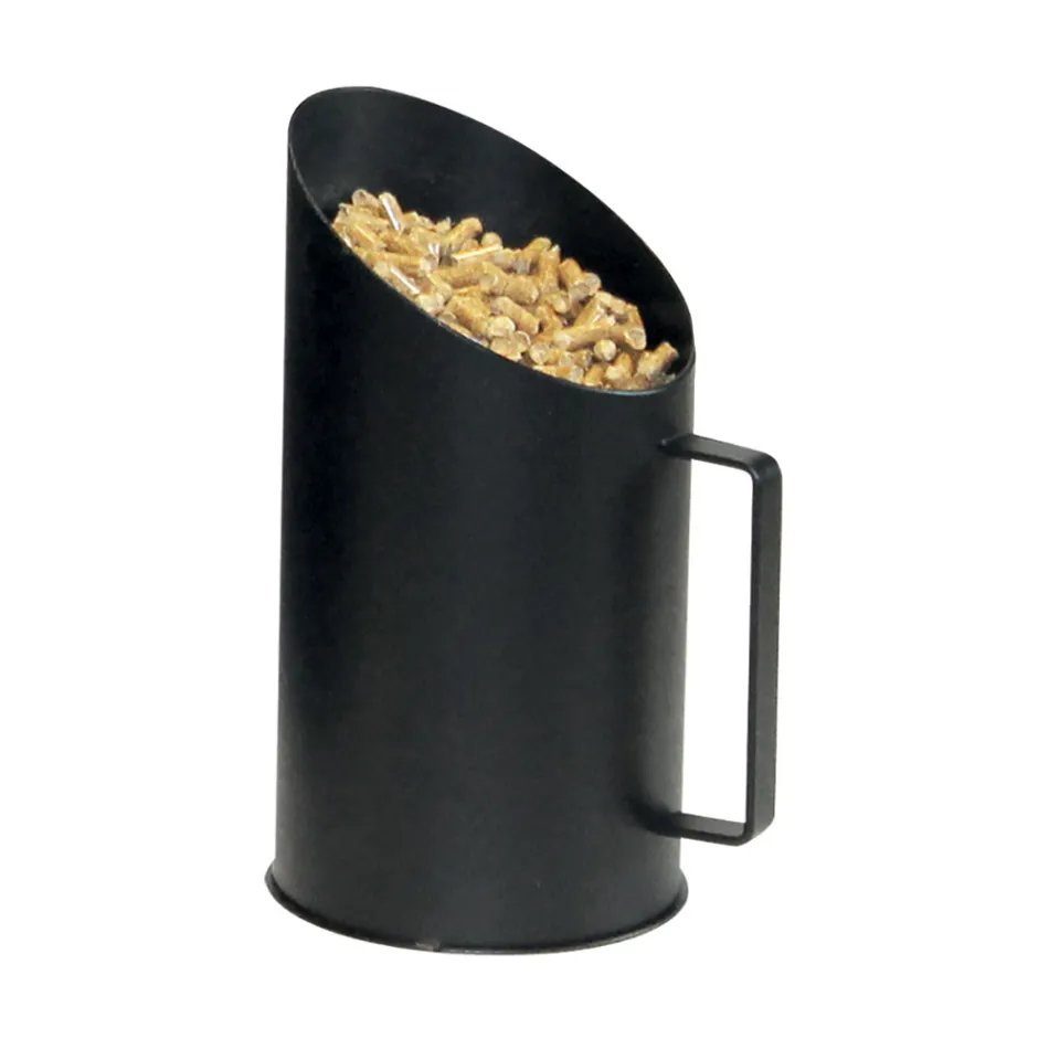 Brocca per Dosare il Pellet con Manico in Metallo Made in Italy - Yurt Viadurini