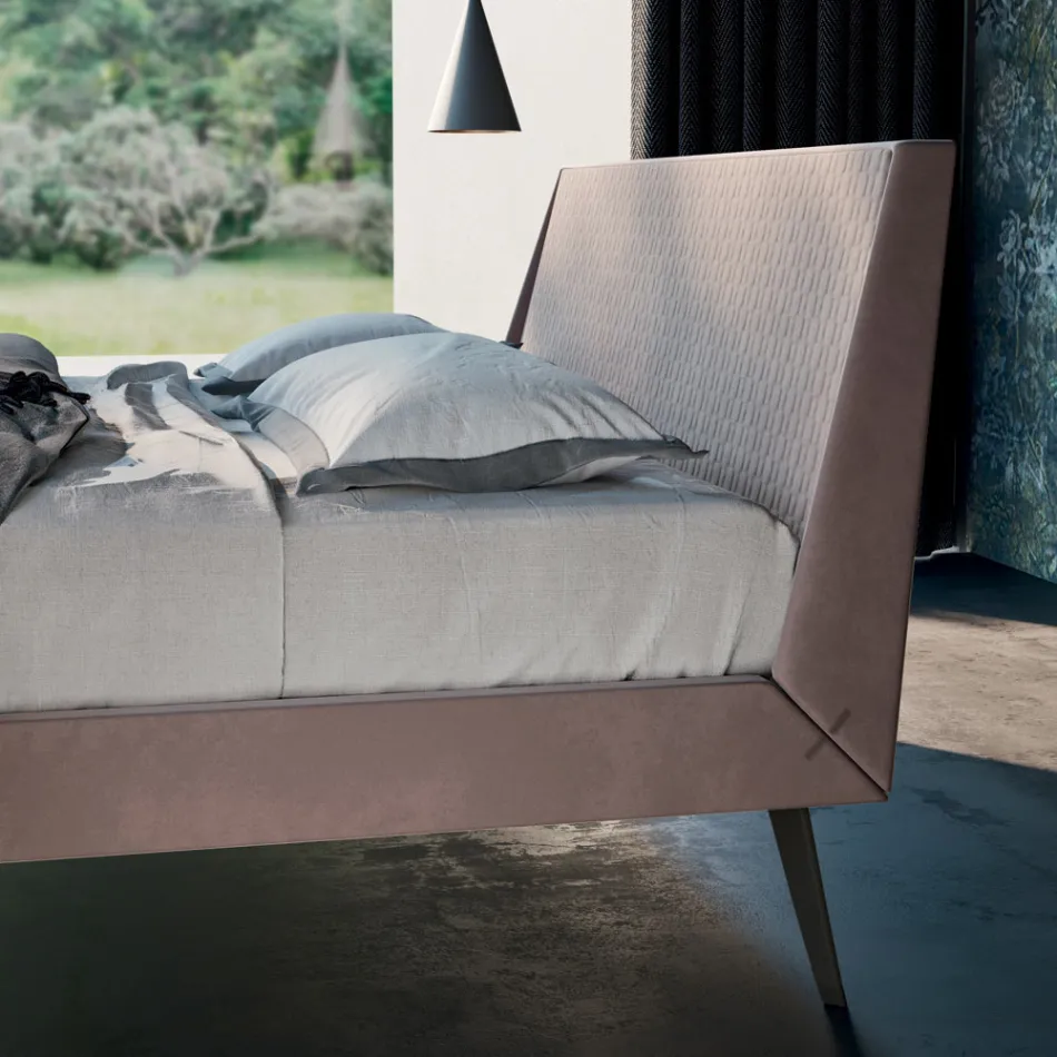 Camera da Letto a 4 Elementi Design Moderno Realizzato in Italia - Elettrica Viadurini