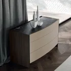 Camera da Letto a 4 Elementi Stile Moderno Realizzata in Italia - Calimero Viadurini