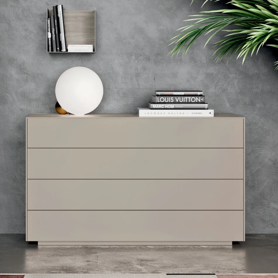 Camera da Letto Completa a 4 Elementi Made in Italy di Alta Qualità - Odema Viadurini