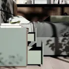 Camera da Letto Matrimoniale a 5 Elementi Made in Italy di Lusso - Smeraldo Viadurini