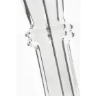 Candelabro in Plexiglass Trasparente a 3 Fiamme Made in Italy - Paolino Viadurini