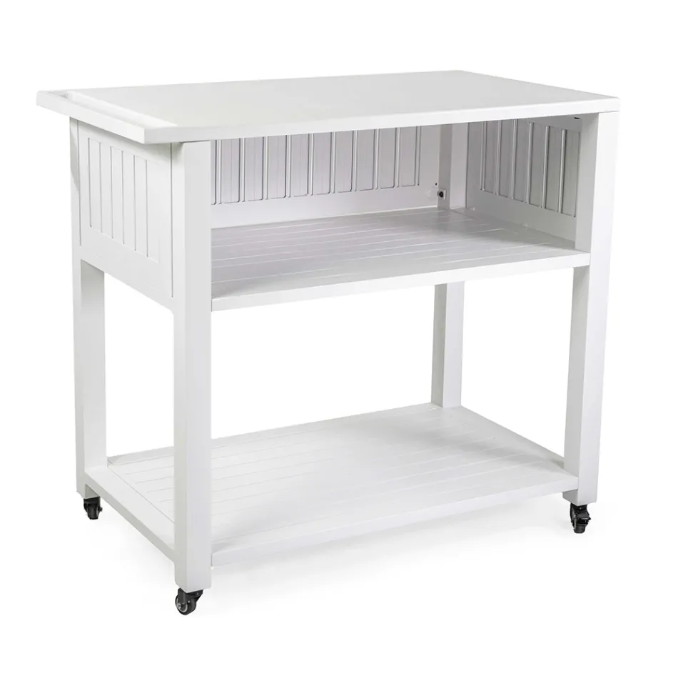 Carrello da Esterno in Alluminio Verniciato di Diverse Finiture - Hotel Viadurini