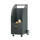 Carrello Portalegna in Metallo e 4 Ruote Made in Italy - Coccinella Viadurini