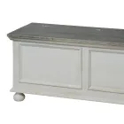 Cassapanca con Struttura in Pioppo Massiccio Made in Italy - Dievis Viadurini