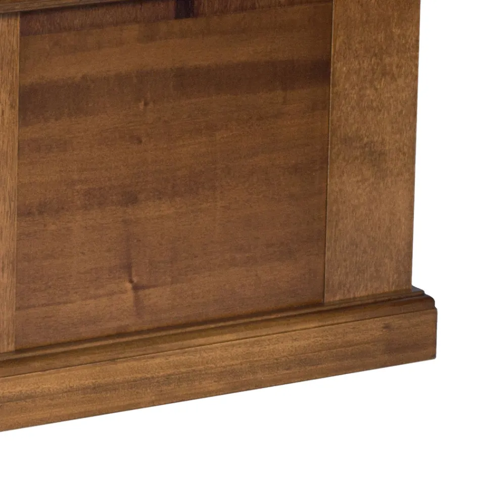 Cassapanca in Legno Impiallacciato e Diverse Finiture Made in Italy - Hermod Viadurini