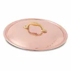 Casseruola Alta in Rame Stagnato a Mano Tonda con 2 Manici 28 cm - Gianfranco Viadurini