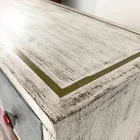 Cassettiera Artigianale in Legno Massello con 9 Cassetti Made in Italy - Pierrot Viadurini