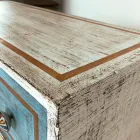 Cassettiera con Cassetti Colorati e Pomelli in Ceramica Made in Italy - Hendriks Viadurini