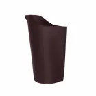Cesto porta pellet da interno in cuoio 15 Kg di design Sapel Viadurini