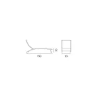 Chaise Longue da Giardino in Alluminio con Seduta in Textilene - Zohra Viadurini