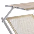 Chaise-longue da Giardino Moderna con Parasole e Schienale Reclinabile - Arnold Viadurini