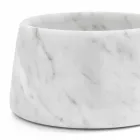 Ciotola per Cani e Gatti Moderna in Marmo Bianco o Nero Made in Italy - Catt Viadurini
