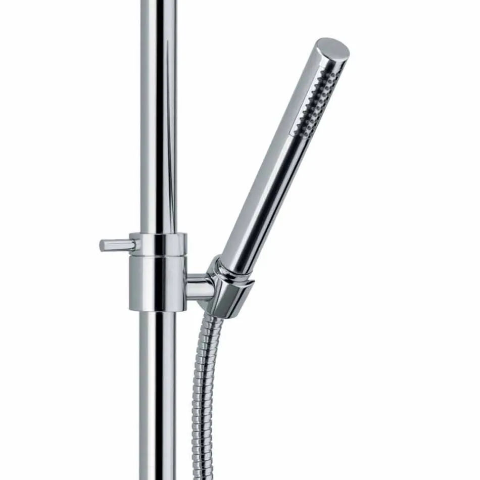 Colonna Doccia con Miscelatore Monocomando in Ottone Made in Italy - Padula Viadurini