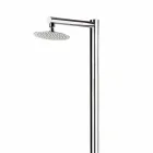 Colonna Doccia da Giardino in Acciaio Inox Cromato Made in Italy - Modeo Viadurini