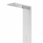 Colonna Doccia in Acciaio con Soffione a Pioggia Made in Italy - Sailor Viadurini