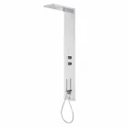 Colonna Doccia in Acciaio con Soffione a Pioggia Made in Italy - Sailor Viadurini