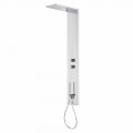 Colonna Doccia Pannello in Acciaio con Soffione a Pioggia Made in Italy - Sailor