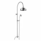 Colonna Doccia in Ottone con Soffione e Doccetta in Abs Made in Italy - Rimo Viadurini