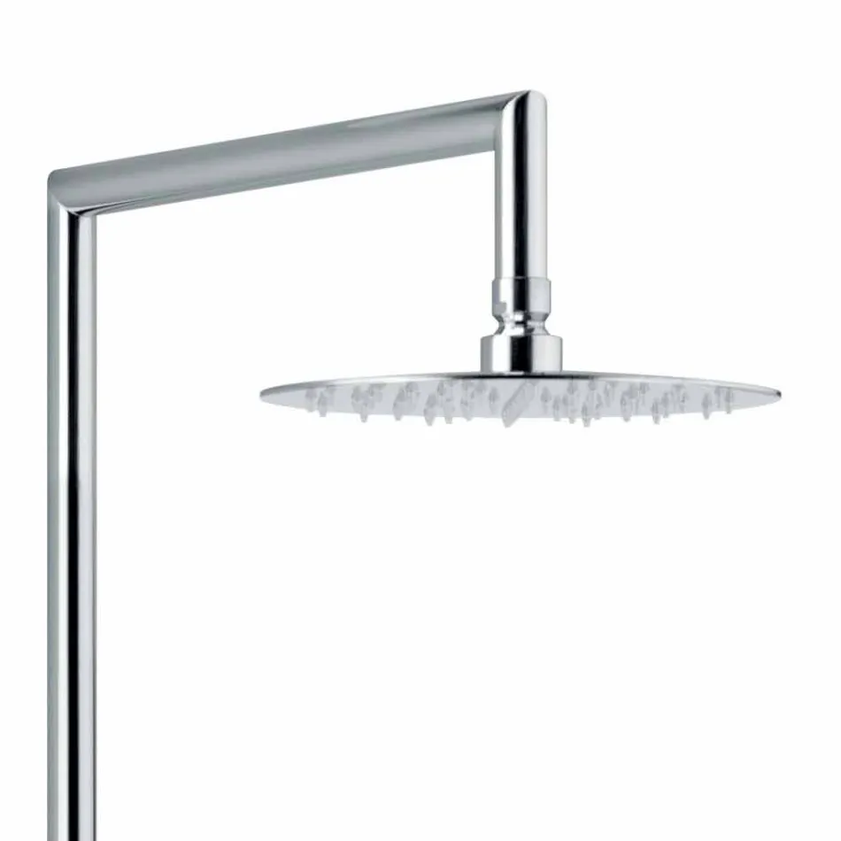 Colonna Doccia in Ottone con Soffione e Doccia in ABS Made in Italy - Padula Viadurini