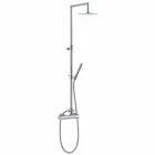 Colonna Doccia in Ottone con Soffione e Doccia in ABS Made in Italy - Padula Viadurini