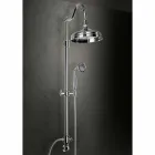 Colonna Doccia in Ottone Senza Miscelatore Design Classico Made in Italy - Yunda Viadurini