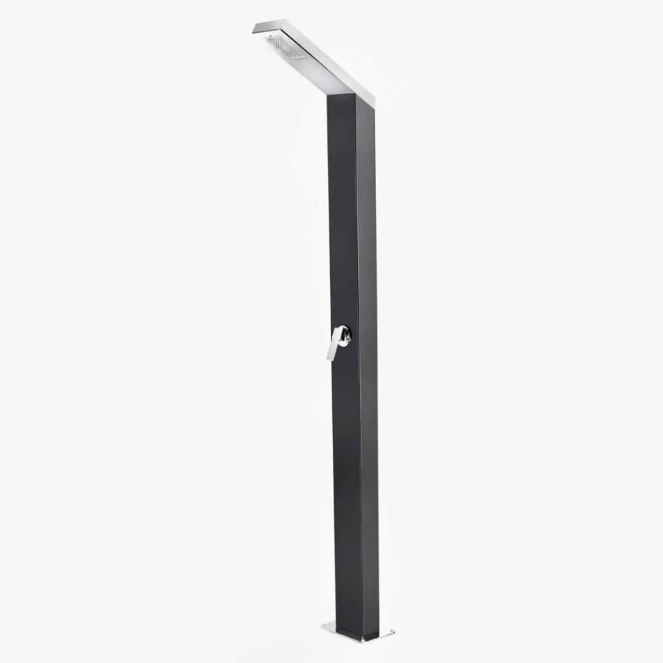 Colonna Doccia Solare da Esterno in Acciaio Inox Made in Italy - Werner Viadurini
