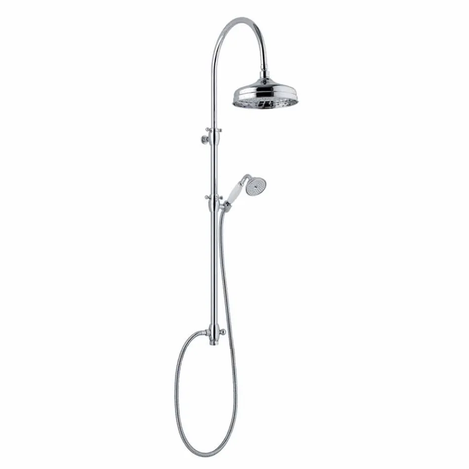 Colonna Doccia Telescopica in Ottone Design Classico Made in Italy - Nesto Viadurini