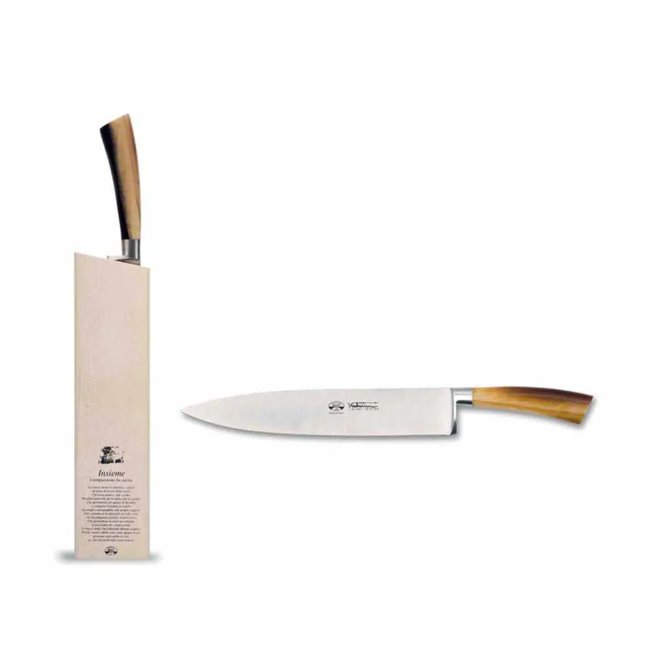 Coltello da Chef Insieme con Ceppo Berti in Esclusiva per Viadurini - Lapio Viadurini