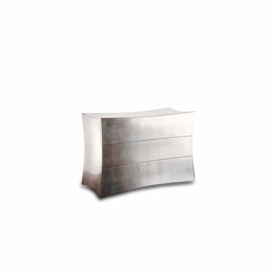 Comò a 3 cassetti in MDF design moderno, made in Italy, Isidoro Viadurini