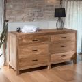 Comò in Teak Massello con 6 Cassetti - Muay