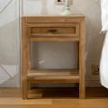 Comodino in Teak Massello con 1 Cassetto - Penca