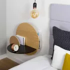 Comodino Modulare Design Elegante in Multistrato con Scomparto Nascosto - Bigno Viadurini