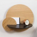 Comodino Modulare Design Elegante in Multistrato con Scomparto Nascosto - Bigno