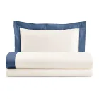 Completo Letto Una Piazza e Mezzo in 100% Cotone e 10% Raso di Cotone - Dettaglio Viadurini